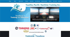 Desktop Screenshot of nautiluspacific.com