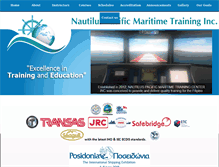 Tablet Screenshot of nautiluspacific.com